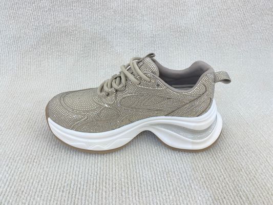 Calzado deportivo de moda avanzada Bling Rhinestone